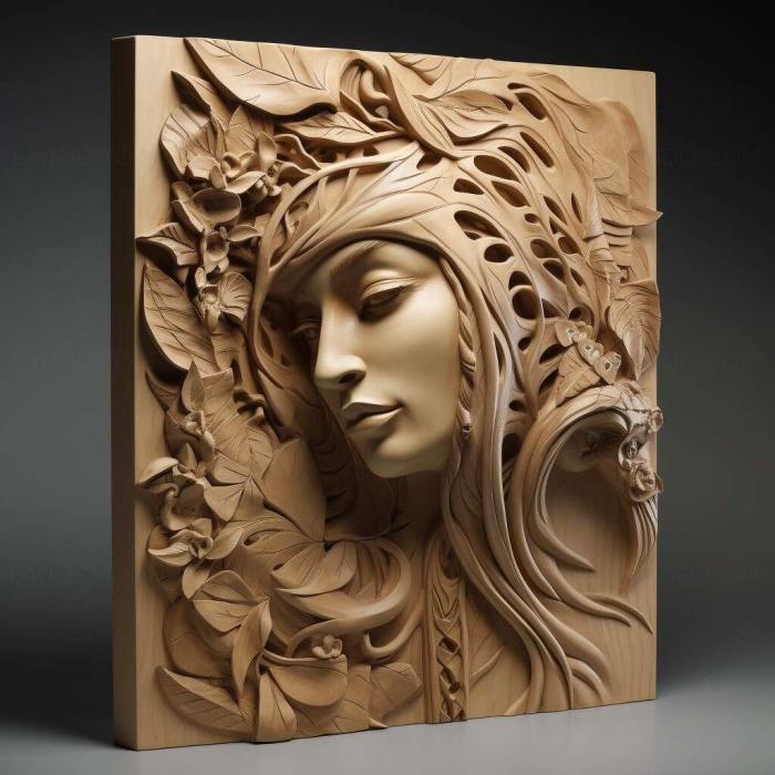 نموذج ثلاثي الأبعاد لآلة CNC 3D Art 